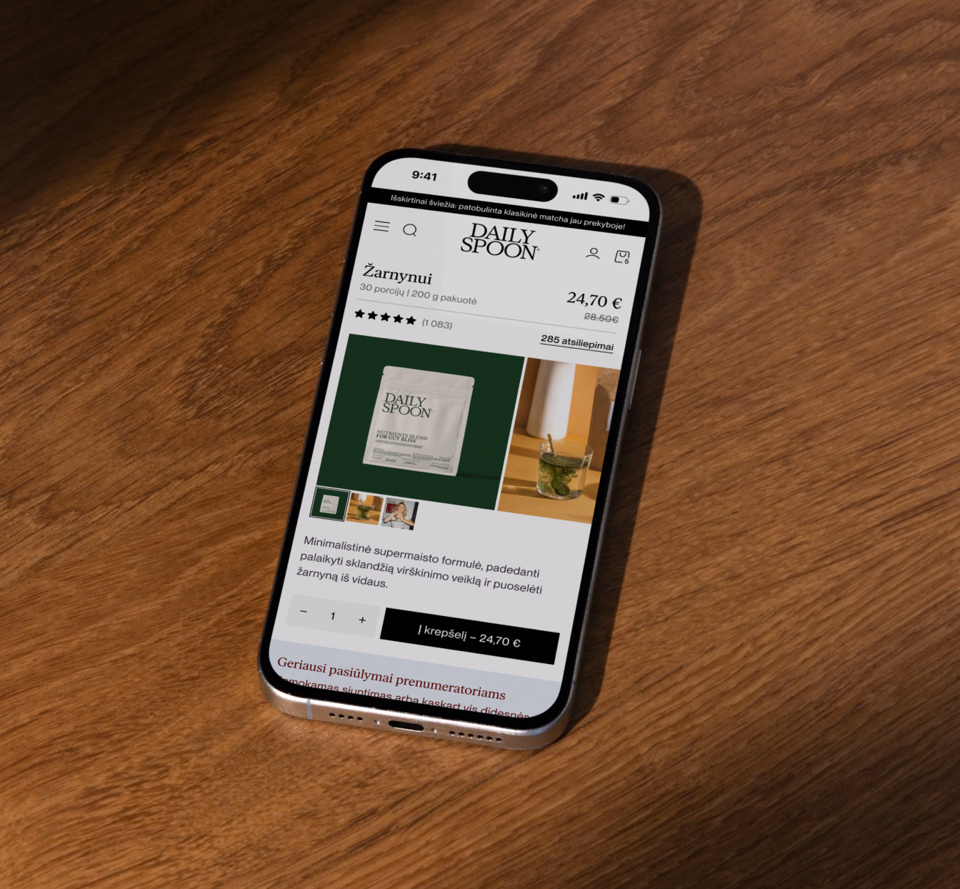 Daily Spoon - E-commerce