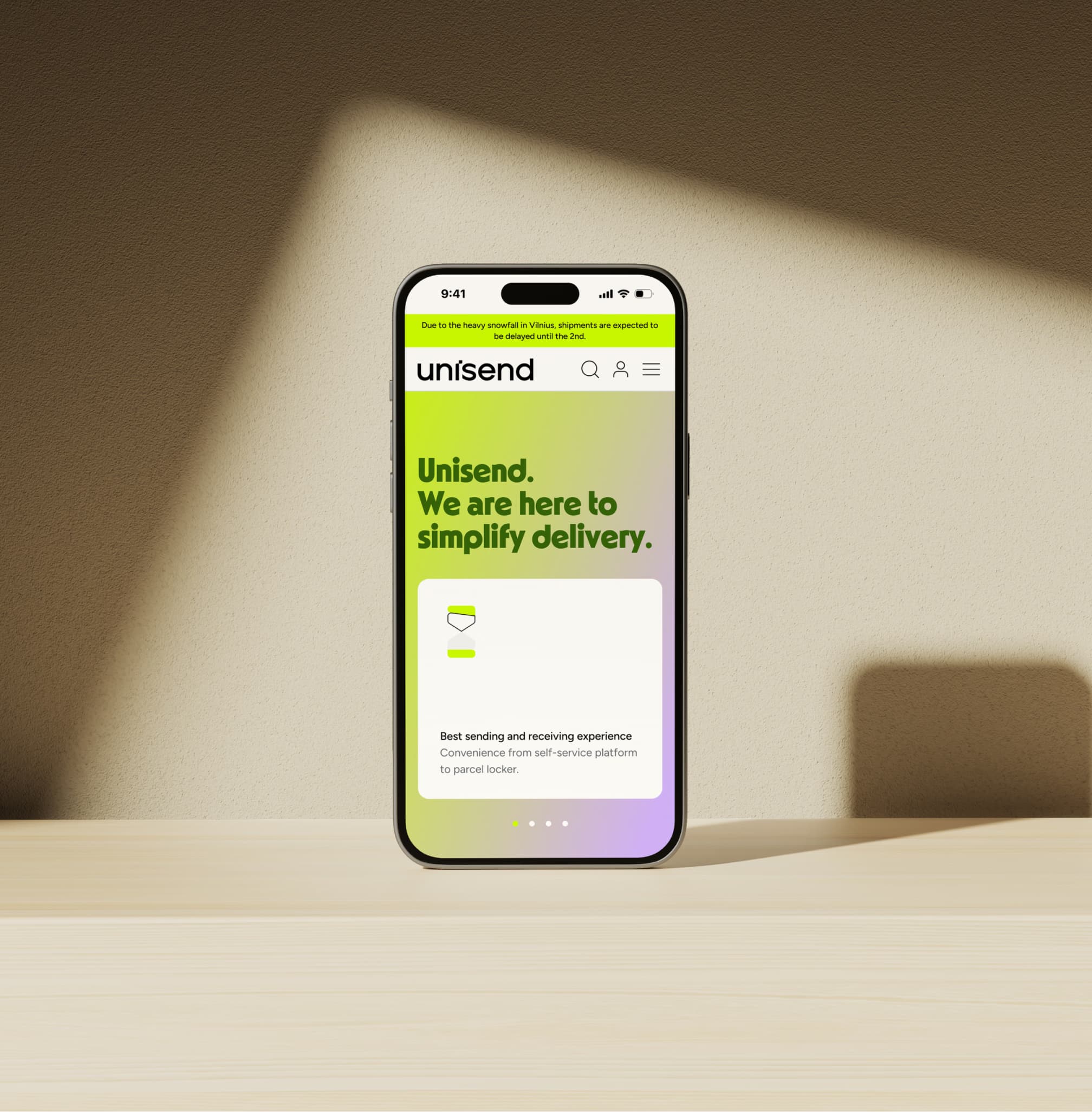 Unisend - Website