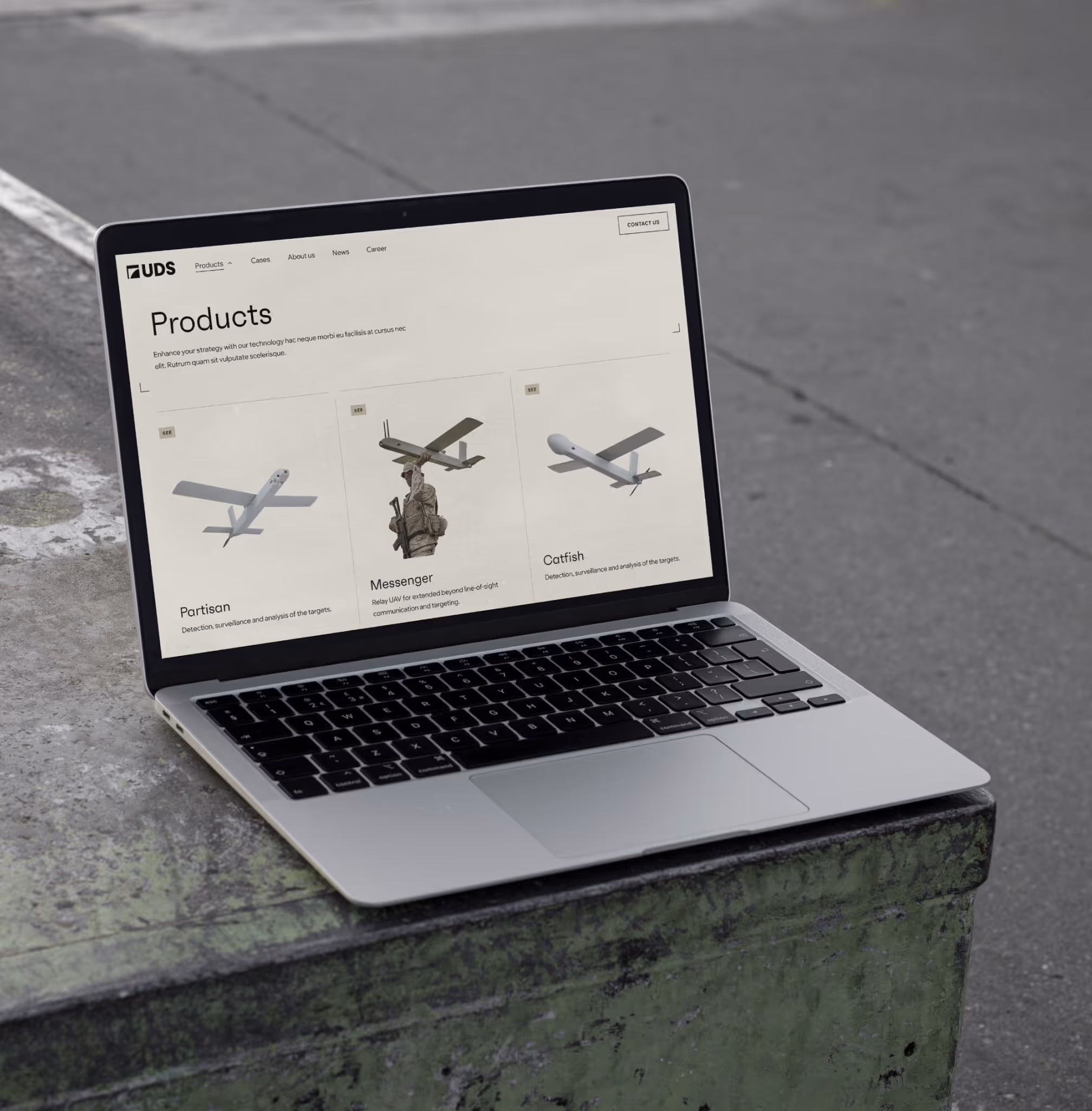 Unmanned Defense Systems - Website & Digital platform
